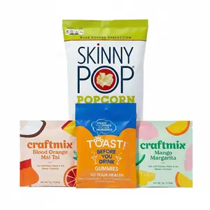 Staying In Bundle - Popcorn, Cocktail Mix, Before You Drink Gummies - Night In Pack for Relaxation