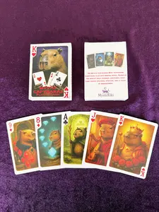 Mystic Capybara Playing Cards – Cute Capybara Poker Deck for Game Nights & Gifts