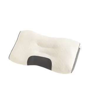 [Soft Massage Pillow] 1 Count Soft Adjustable Ergonomic Knitted Massage Neck Pillow For Sleeping - Orthopedic Contour Support Pillow, High Quality Pillow Core, Springtok, Gift