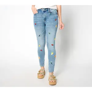 QVC Women's Driftwood Royce Skinny Jeans - Fruity Wash