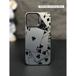 Fashion Poker Print Phone Case/Shockproof Protection/Suitable for iPhone 17 Air/16 Plus/15 Pro Max/14 Pro/13/12/11 and Other Mobile Phone Cases/As a Birthday/Holiday Gift for Family and Friends, CY76