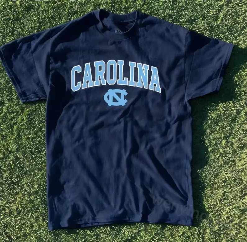 Summer New Printed Short Sleeve Tops, Vintage Gators Shirt, Carolina Team Shirt, Sports Teams Collection, Team Pattern Series Tops