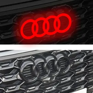 Audi LED Illuminated Front Grille Emblem, Upgrade Your Car's Look, Enhance Daytime Visibility, Perfect Fit for Audi Models