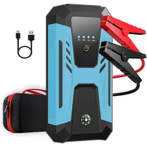 12v Jump Starter for 10.0L Gas/8.0L Diesel, 6000A Peak Car Battery Jumper Starter Portable, IP66 Waterproof Jump Box with Emergency Light and Storage Case for Gifts for Men