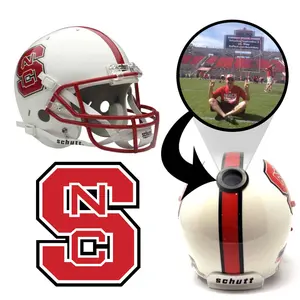NC State Wolfpack College Football Collectible Mini Helmet - Picture Inside