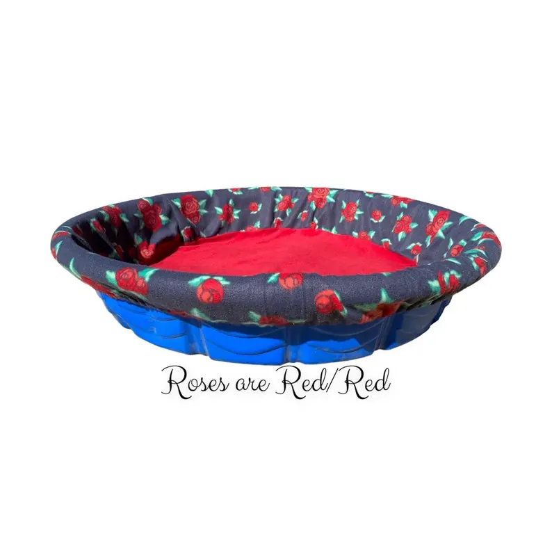 Fleece Whelping Kiddie Pool Liner for DIY Puppy Birth/Dog Bedding Blanket/Breeder Nesting Pet Supply/Custom Personalized Dog Mom/Dad Gifts