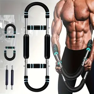 Arm core Trainer, Adjustable design Power TwisterBar, Chest workout exercise muscle Shoulder Arm WorkoutEquipment, Portable equipment DetachableUpper Body Fitness Machine forHome & Gym, cruel summer other sport