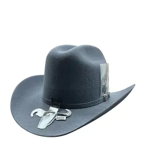 Texana Vaquera Cuernos Chuecos 6x Durango Gris Plomo