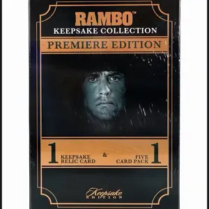 Keepsake Rambo Collection Premiere Edition Hobby Box (Keepsake Trading Cards 2024)