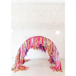 Arch Fringe of Love Tunnel Installation