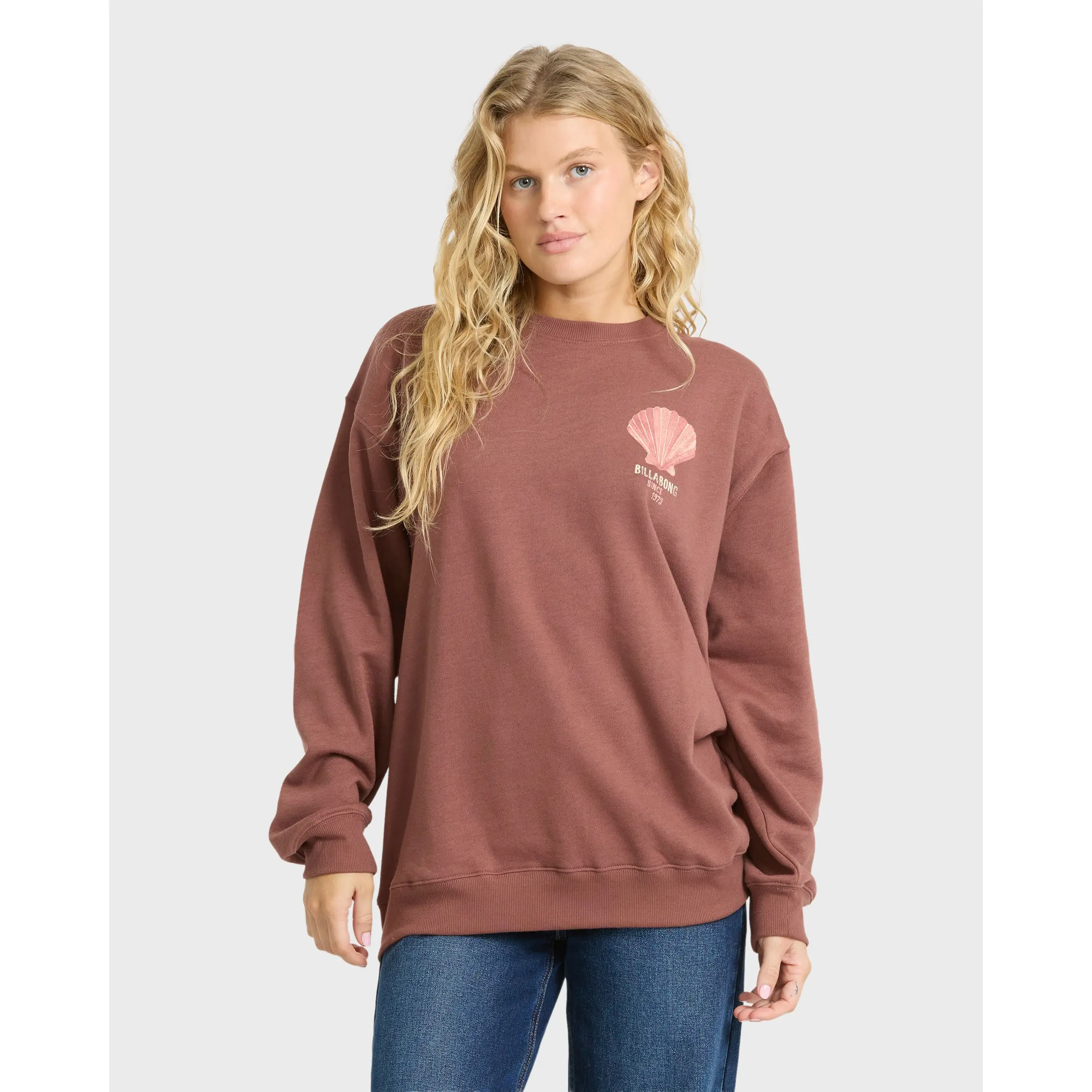 Light In View Crewneck Sweatshirt - Espresso