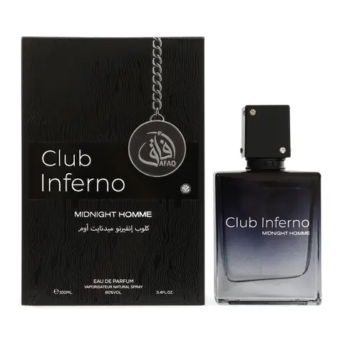 Club Inferno Midnight Homme Eau De Parfum Vaporisateur Natural Spray for Men 100Ml 3.4fl.oz.