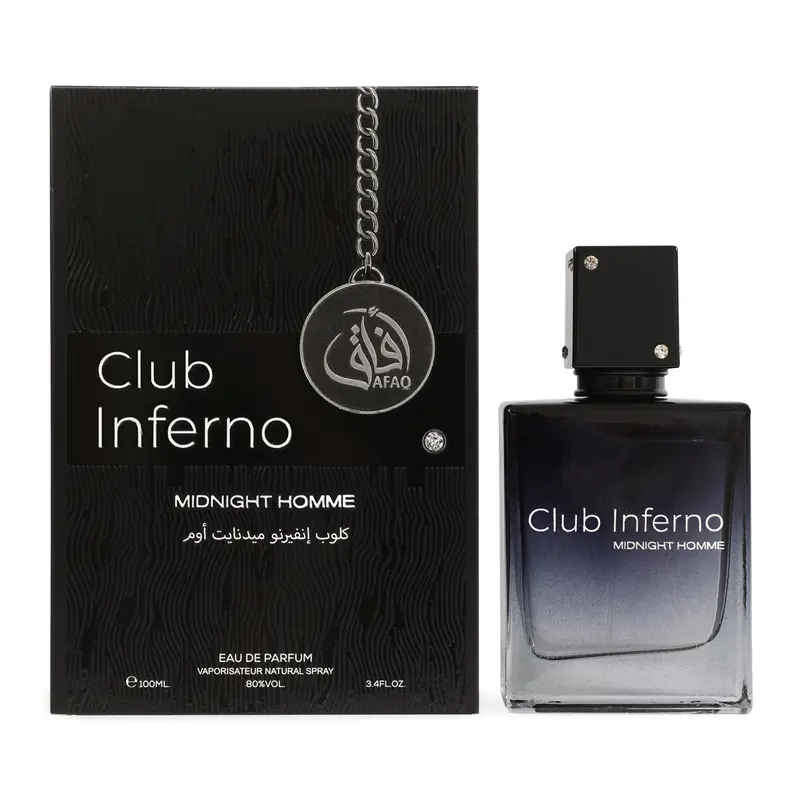 Club Inferno Midnight Homme Eau De Parfum Vaporisateur Natural Spray for Men 100Ml 3.4fl.oz.