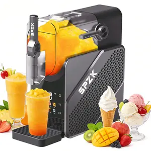 SPZTJK Slushie Machine 2.5L large capacity   Food-Grade Stainless Steel  5-Second Quick Slush Make Slush, Milkshakes, Cocktails, Wine & 200+ Drinks  Auto-Clean Function | For Home, Office, Restaurant, Bar & Parties  Ice