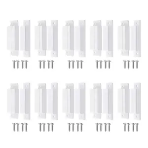MC-31 Surface Mount Wired NC Door Contact Sensor Alarm Magnetic Reed Switch White 10pcs