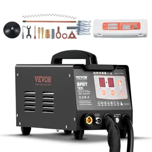 VEVOR Spot Welder Dent Puller, 3KW Stud Welder Dent Repair Kit with 2 Welding Guns, Auto/Manual Welding & 7 Modes, 110V Auto Body Spot Welding Dent Repair Machine for Car, Truck Dent Repair