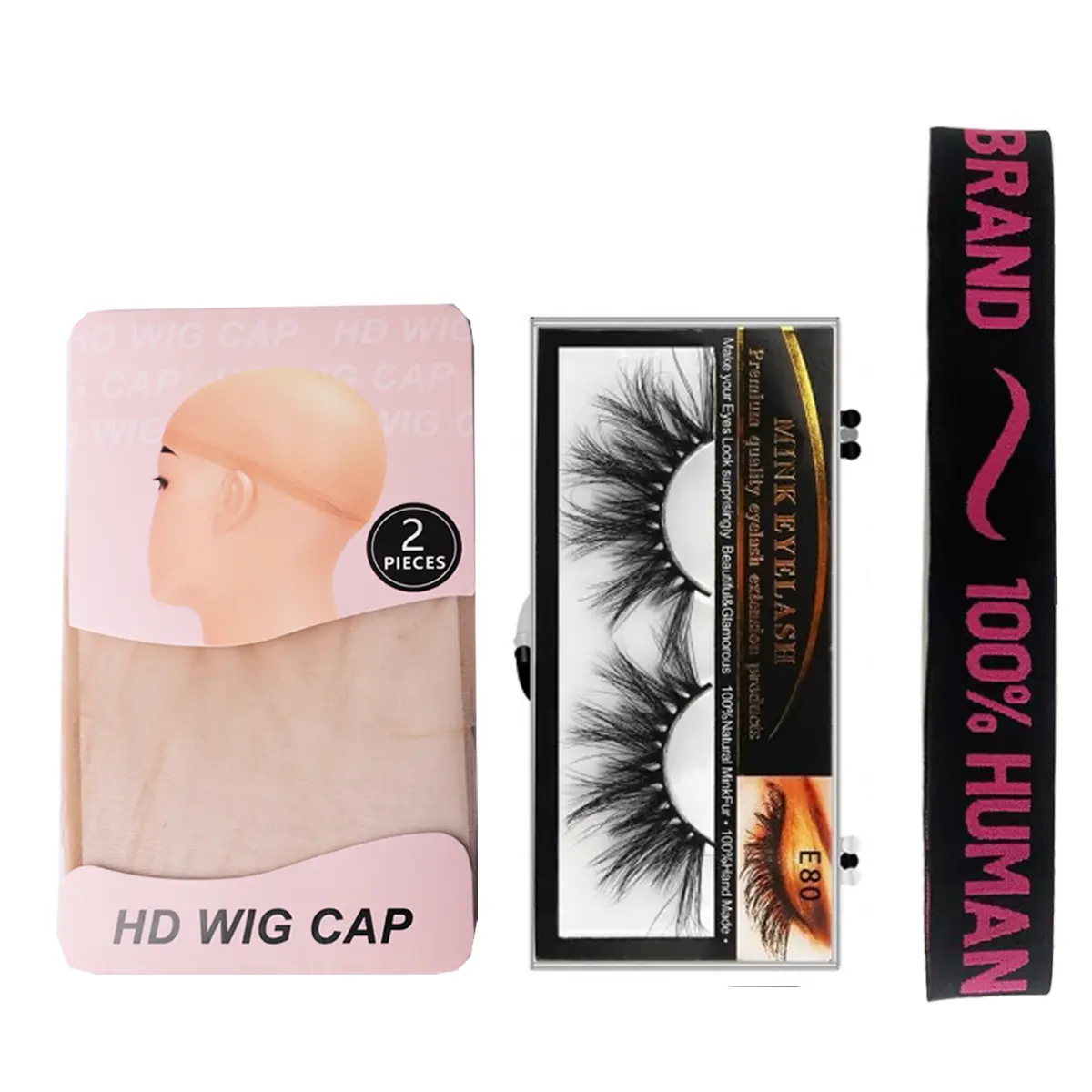 Msgem Hair Customized Hair Accesories/Transparent HD Wig Cap Elastic Band Eyelashes  #SummerVibes