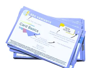 EEG Variant Flash cards, Neurodiagnostic Student, Neuro education, EEG Tech, Electroencephalogram brain pattern guide, Med cards, Study pack
