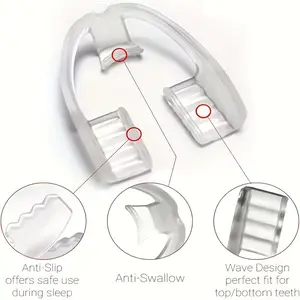 Dental Protection Sports Mouthguard, Reusable Washable, Unisex Comfort Fit, Vintage Design, Bohemian Style, Breathable, Durable Material