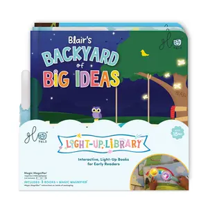 Glo Pals Light-Up Library: 3 Book Set + Magnifier