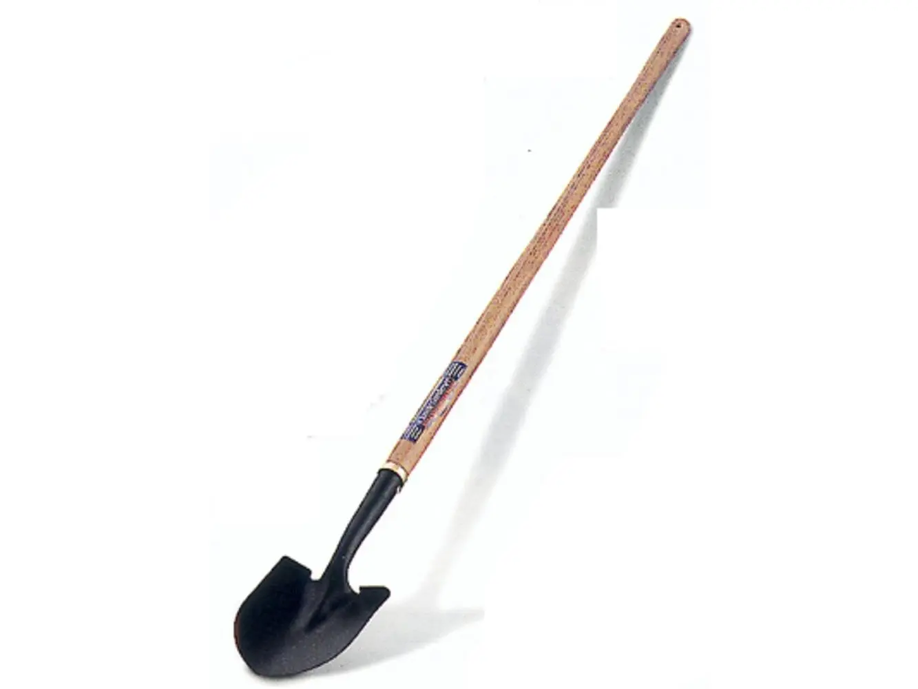 Truper LHRP Classic Gardener Pony Round Point Shovel, 45" Length Landscaping Tool with Ash Wood Handle, 2.25 lbs for Soil Digging