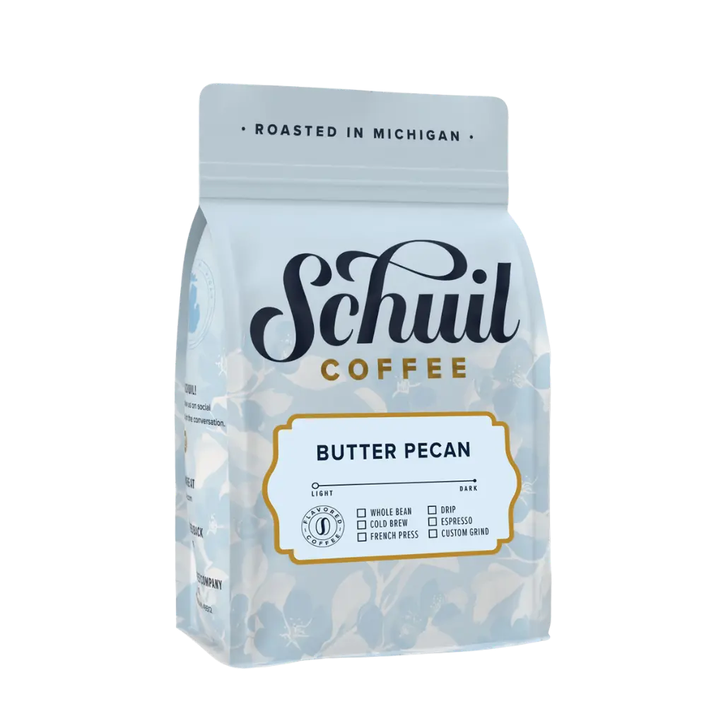 Butter Pecan |  Freshly Ground Flavored, 100% Arabica Specialty Coffee |  Beverage
