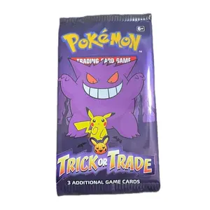 Pokemon Trick or Trade Pack x50 - Spooky-Themed Cards for Collectors & Fans - Includes 10 Packs with Unique Art & Surprises