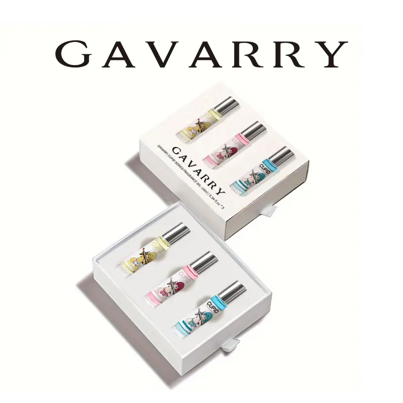 GAVARRY Men's perfume Eau De Toilette(EDT) Set / Cupid 2.0 / Fruit&Floral Oriental / Lasting Fragrance&Nature / 0.34Oz*3PCS For Box