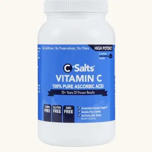 C-Salts Pure Ascorbic Acid Powder 8oz