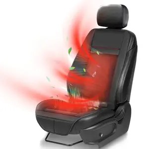 3 in 1 Cooling and Heated Seat Covers with Massage for Car - 12V Universal Seat Protector ，Heated Pad，Car Seat Warmer
