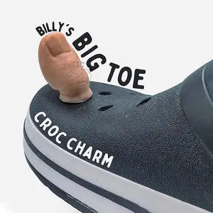 Funny Fake Toes Shoe Charms for Crocs, Unique Gag Gifts for Friends and Family, Fun Clogs Decorations for Adults and Kids, Perfect for Parties, Festivals, Cosplay