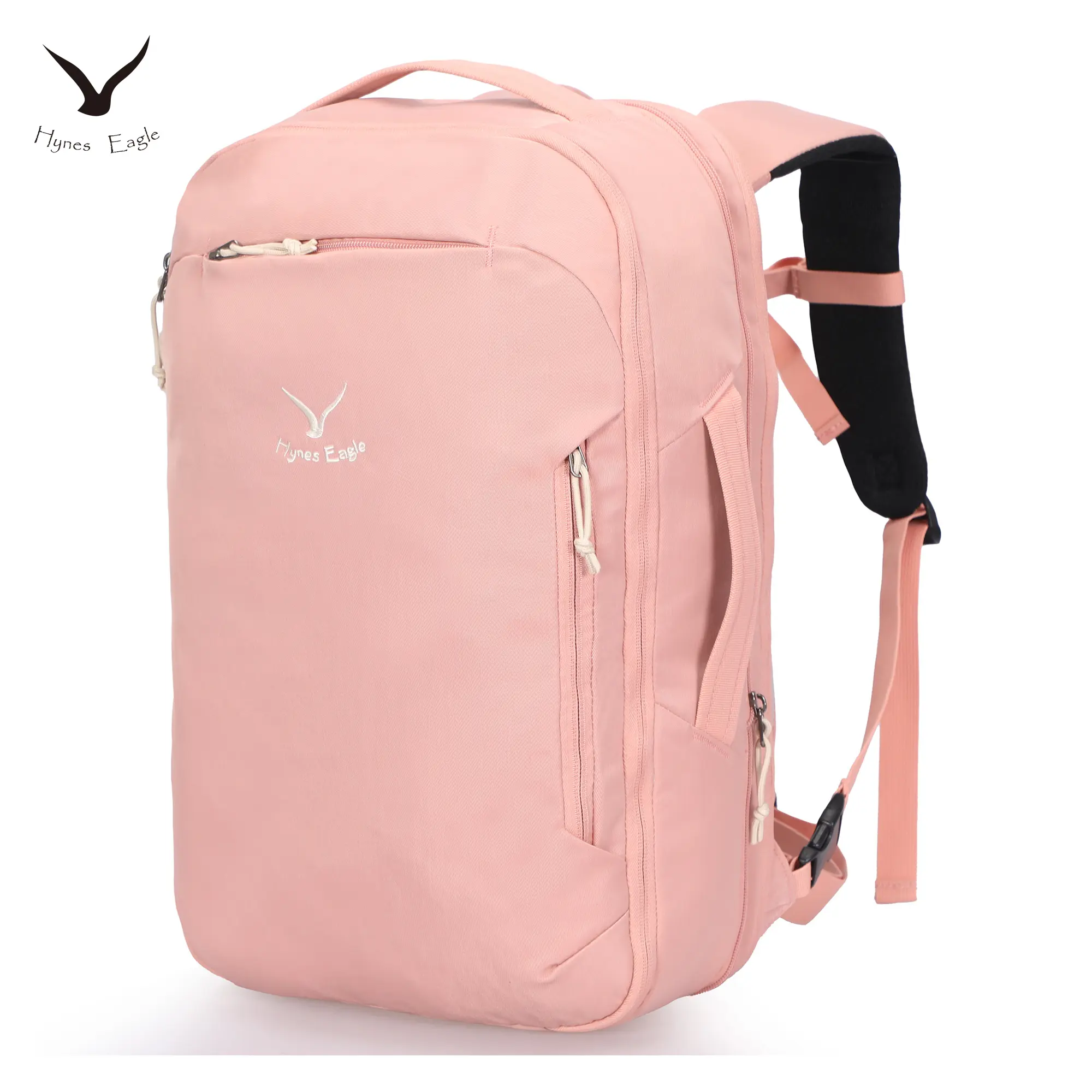 HYNES EAGLE Evolution 40L Expandable Carry-On Travel Backpack TSA-Friendly Airline Approved Anti-Theft Design with Sunglass Pocket Keychain Zip Pocket & Water Bottle Pocket