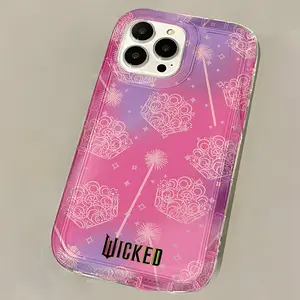 W-Wicked Part One Movie G-Glinda Phone Case for iPhone 17,16,15,14,13,12,11,Pro,Max,Plus Phone Cover Airbag Anti Fall Clear Back Cover