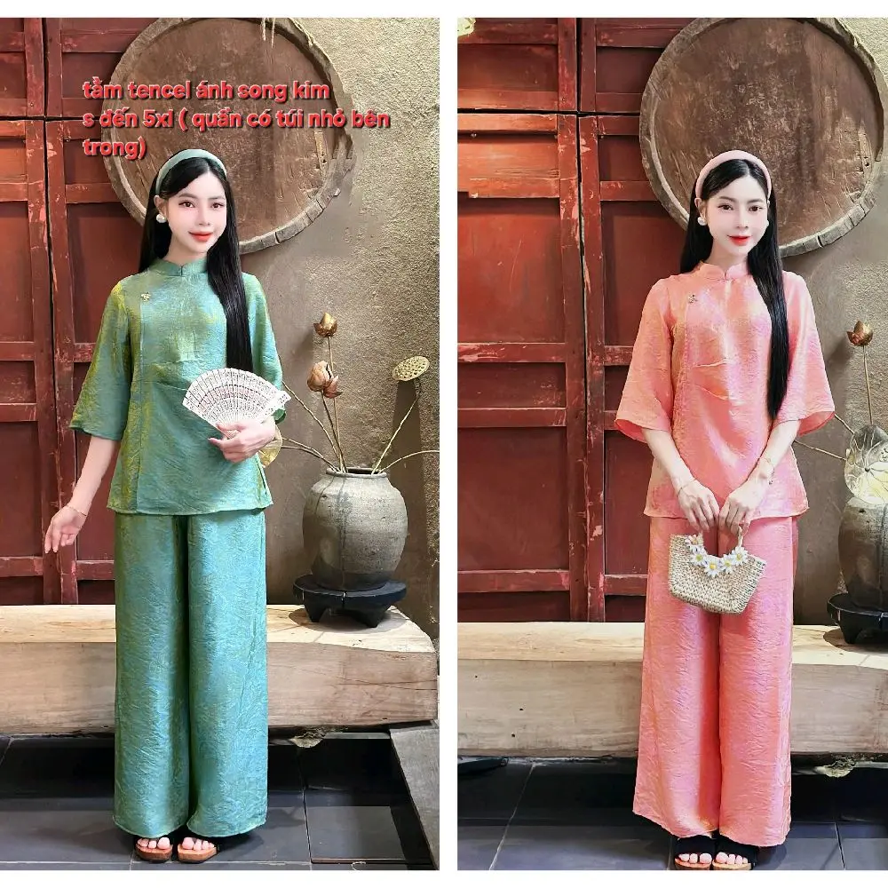 Áo Bà Ba ( Vietnamese Size ) / Women's Temple  / Women Ao Ba Ba / Vietnamese Tradition Phap Phuc / Luna New Year