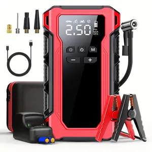 A3 Portable Car Jump Starter with Air Compressor 18*9*5.5cm