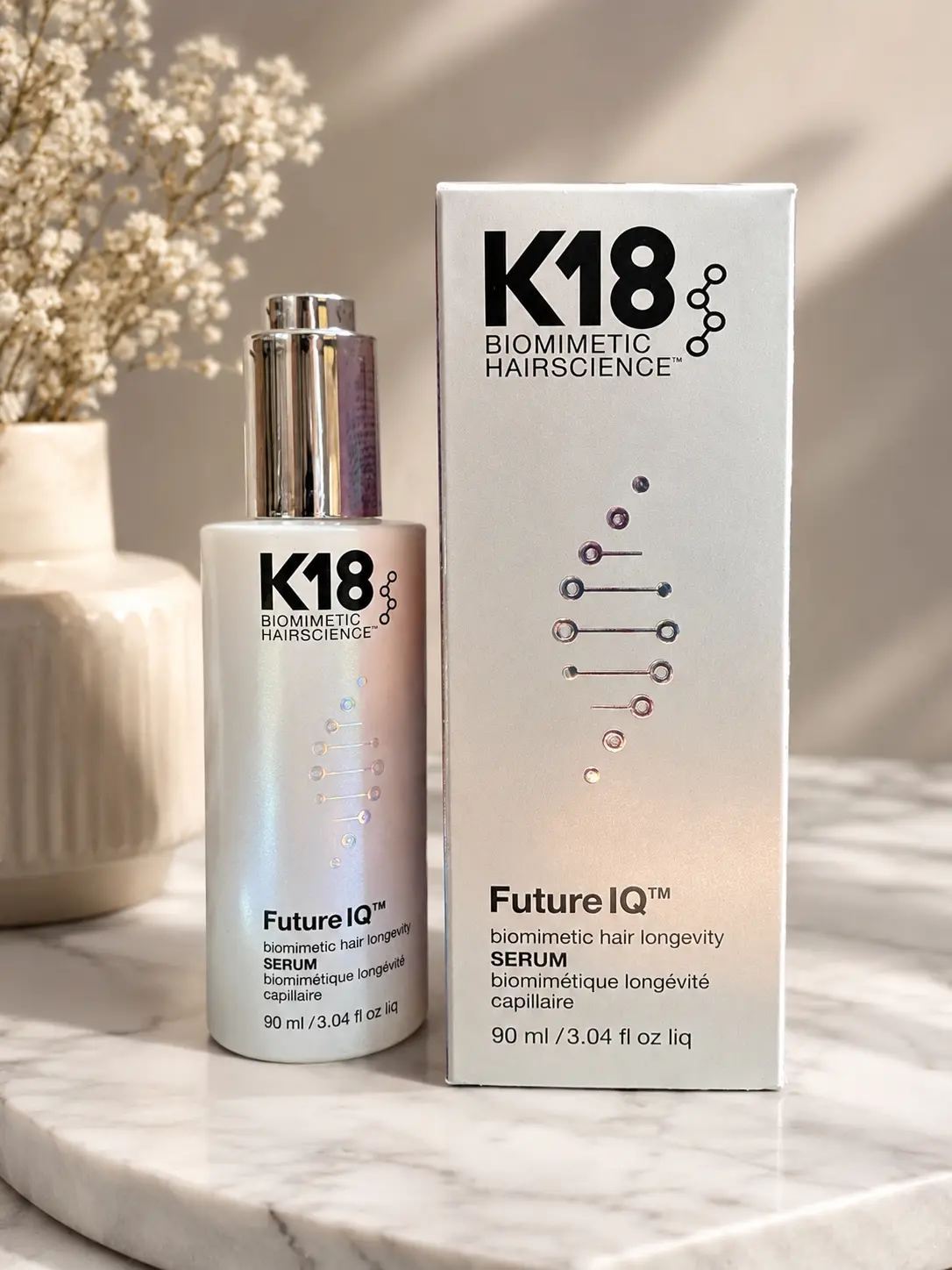 K18 Future IQ biometric hair longevity SERUM 90ml / 3.04 fl oz K18 Future IQ biometric hair longevity SERUM 90ml / 3.04 fl oz
