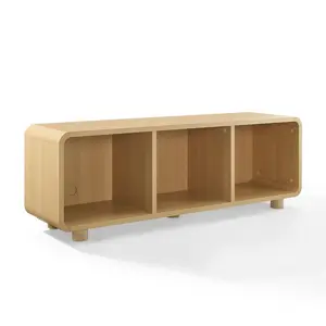 Modern Marketing Concepts CF1137-AH 20.5 in. Zoe Large Record Storage Console, Ash