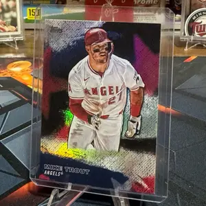 Topps Mike Trout Angels 27 Baseball Card Collectible Sports Memorabilia