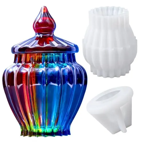 Wave Column Jar Molds