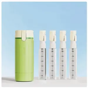 4 In 1 Travel Dispenser Bottle Leak Proof Reusable Travel Containers Portable Sized Storage Jars For Shampoo Lotion Skin Care Cosmetics Practical Travel Essentials For Women And Men