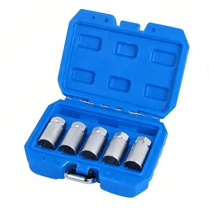 Wheel Lock Key Removal Kit for Tesla Model Y/3/S/X, ABCDE Anti-Theft Socket Set, Tool for Lost Key, Broken Lock, Lug Nut Remover