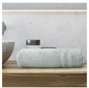 Mainstays Performance Solid Bath Towel, 54" x 30", Soft Silver