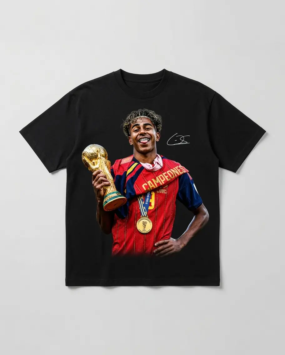 Yamal Arrived T-shirt, Football Fan Tee, Graphic Print T-Shirt, Casual Tee, Trendy Streetwear Outfit, For Men and Women shirt