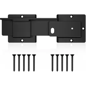 Extra Heavy Duty Gate Flip Latch Lock with Padlock Hole,Rustic Farm Barn Door Latch for Wooden Fence,Gate Lock for Outdoor Fence,Gate Hardware Flip Latch for Sliding/Swing Door,Shed,Garage