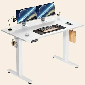 Electric Standing Desk Height Adjustable 40x24 Inch Modern Ergonomic Work Table Assembly Required