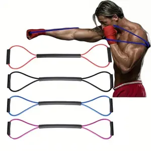 Resistance Band for Boxing Training, 8-shaped Boxing Pull Band, Fitness Equipment for Home Training, Leg & Arm Training, Yoga & Pilates Training, Home Workout Equipment