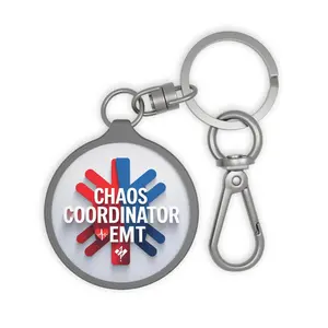 Chaos Coordinator EMT Keyring Tag, Emergency Medical Keychain, Funny EMT Gift, First Responder Accessory, Personalized Gift