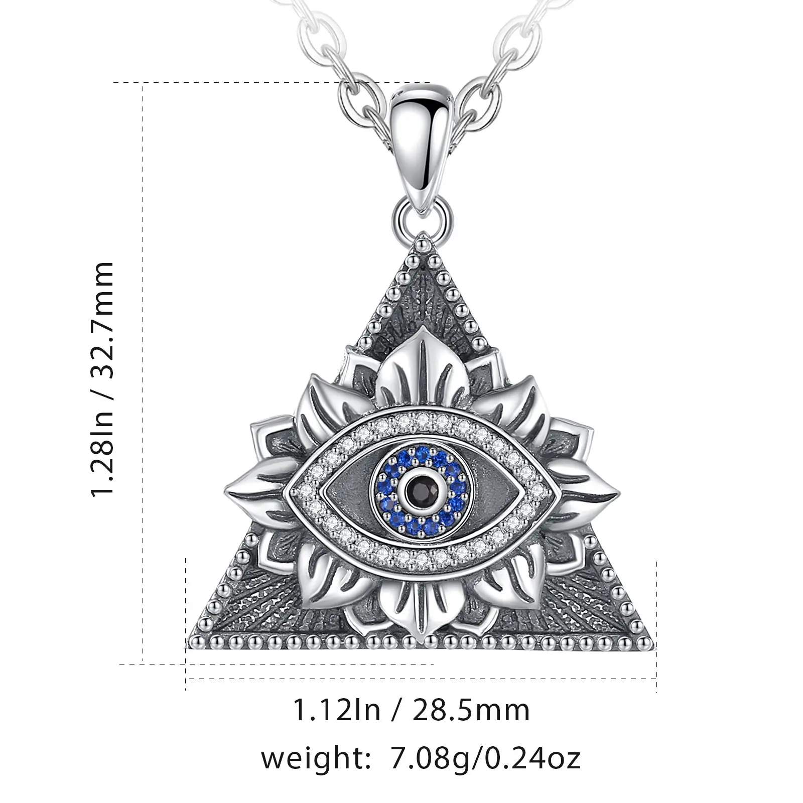 Eye of Providence Triangle Pendant