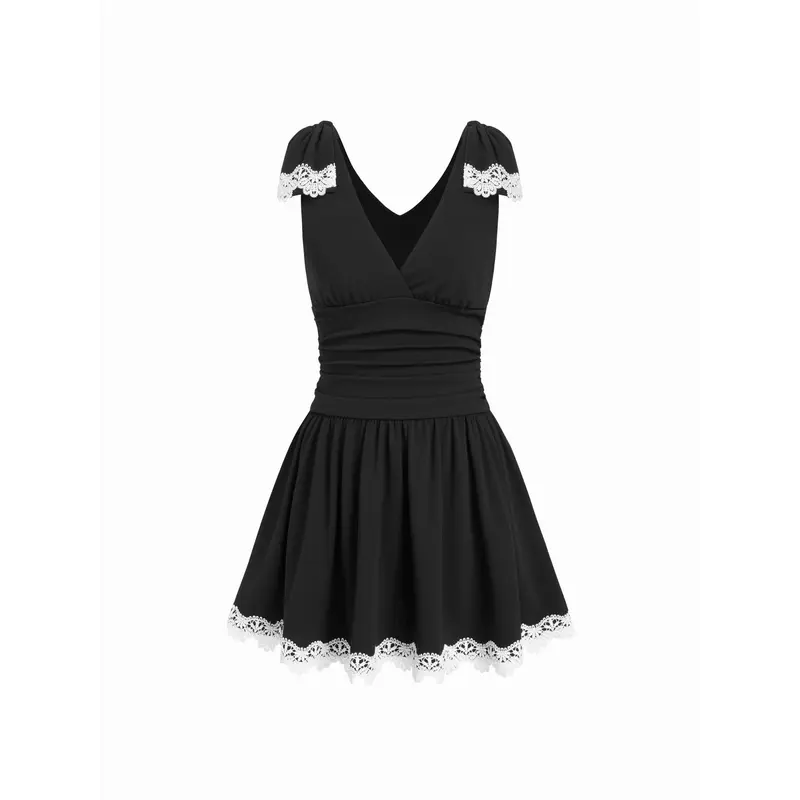black lace dress cider - TikTok Shop