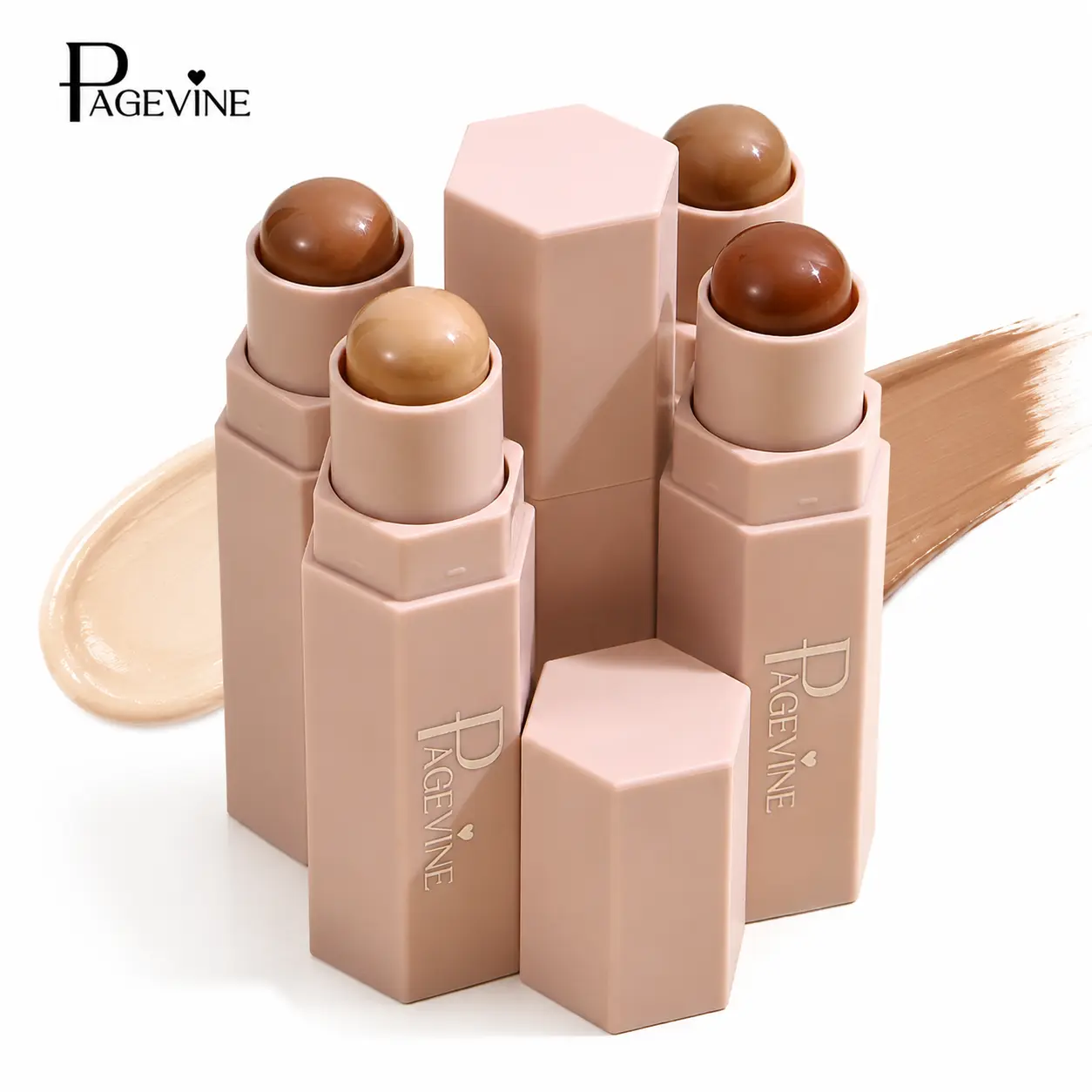 Matte Contour Skin Stick for All Skin Tones – Lightweight Long-Lasting Cream Formula, Conceals Blemishes & Enhances Facial Contours -Thanksgiving Hostess Gifts, Christmas Gifts.